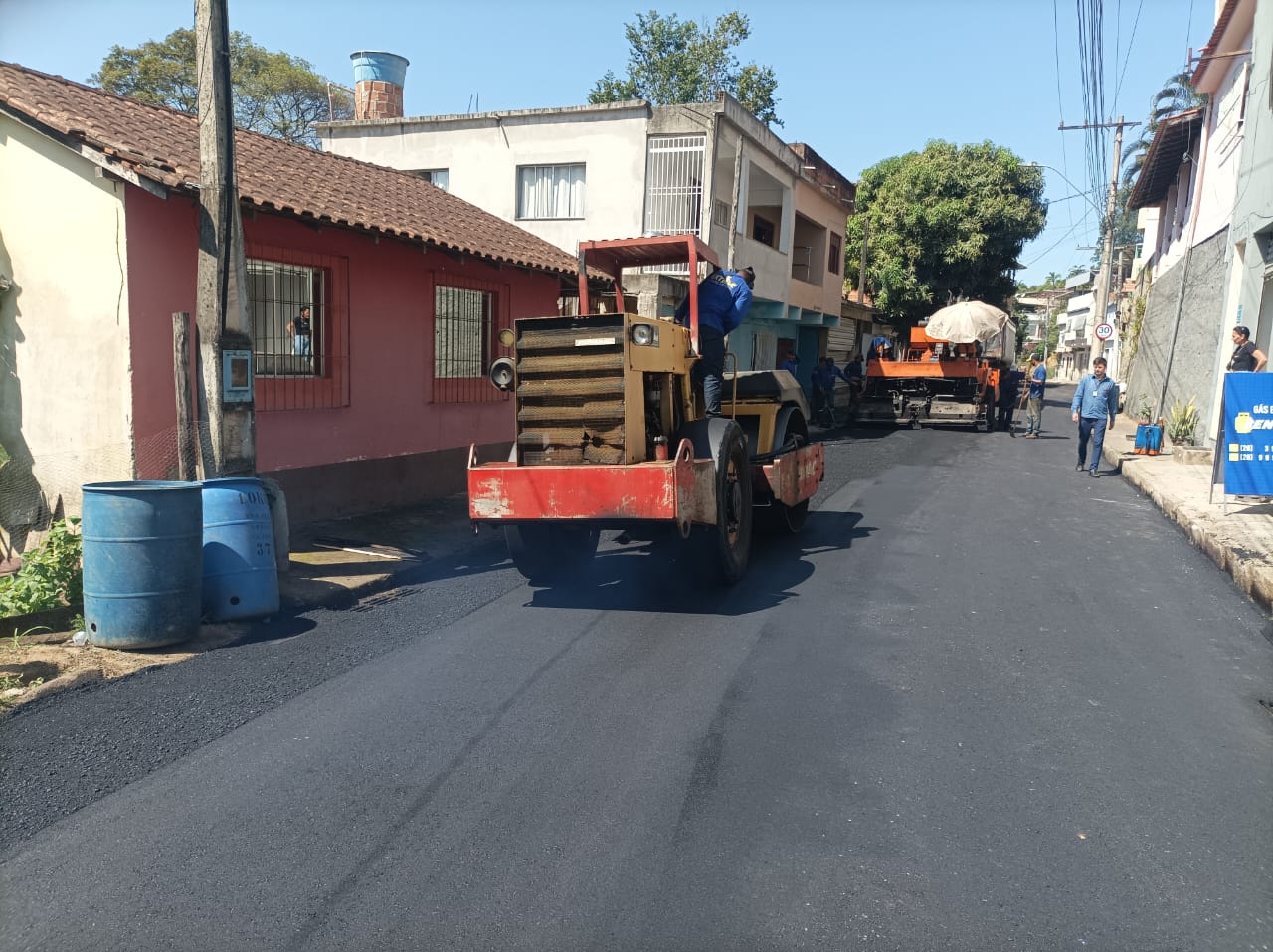 Pavimentação asfáltica beneficia moradores em Iconha