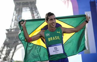 caio bonfim 400x255 - Caio Bonfim fatura prata inédita para o Brasil na marcha atlética