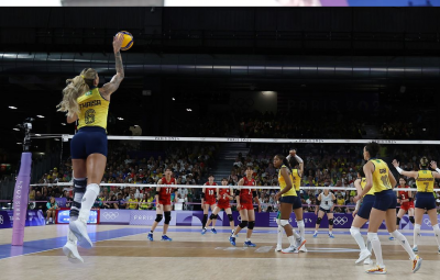 volei 400x255 - Brasil vence Japão por 3 a 0 no vôlei feminino