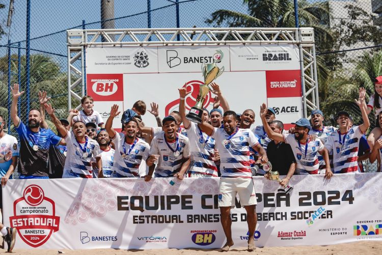 Nos pênaltis, Vila Velha vence Anchieta e fatura o bi do Estadual Masculino de beach soccer 2024