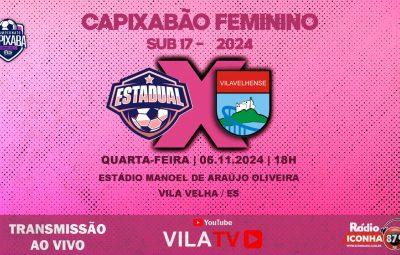 WhatsApp Image 2024 11 05 at 16.36.19 400x255 - Vila Tv vai transmitir o jogo entre Estadual e VilaVelhense pelo Estadual Capixaba Feminino Sub-17